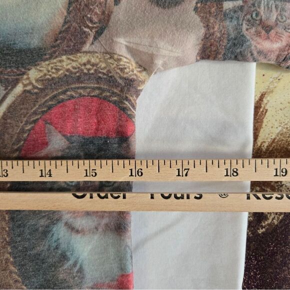 The Lost Gods Shirt Adult Small Cats All Over Print Short Sleeve Graphic Print - Picture 16 of 16